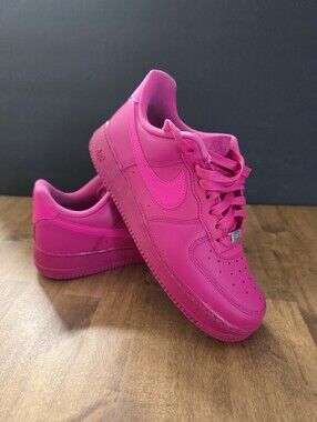 Nike Air Force 1 Fireberry Pink Women's Sneakers Size 8.5 US DD8959-600